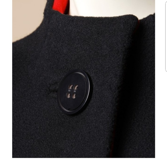 Vintage Pauline Trigère 1980s 2tone wool coat - Picture 8 of 8